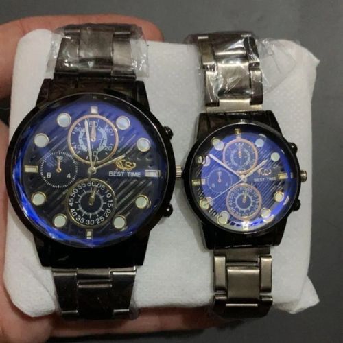 Couple Watch - Quartz Analog Water Resistant Timepieces for Men & Women
