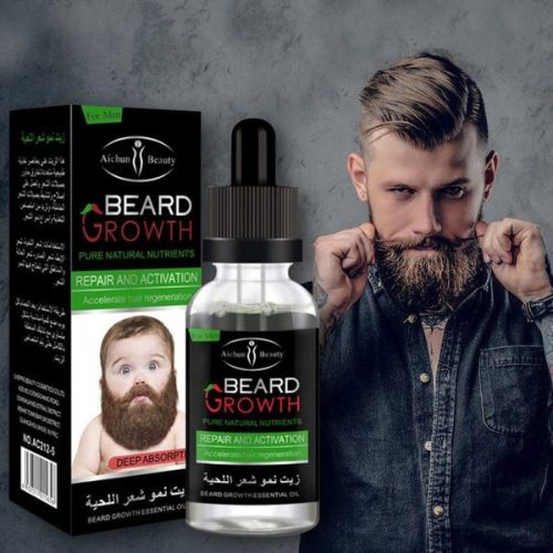 Natural Beard Oil For Mustache Growth & Hair Loss Treatment