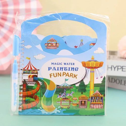 Magic Water Painting & Coloring Book for Kids – MessFree Fun Activity Book