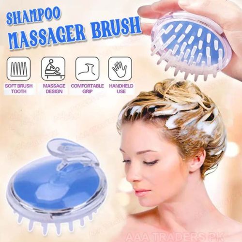 Hair Wash Brush & Scalp Massage Comb – Anti-Dandruff Haircare Brush