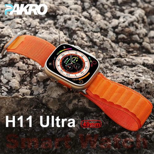 H11 Ultra Smart Watch 49 MM 1.9 inch IPS LED Full Screen Bluetooth Calling Wireless Charging