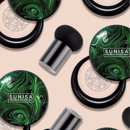 SUNIS Foundation Base Water proof Mushroom Head Air Cushion BB CC Cream