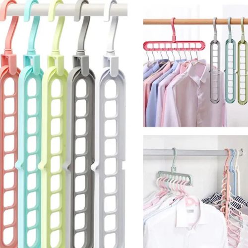 9 Holes Multifunction Clothes Hanger