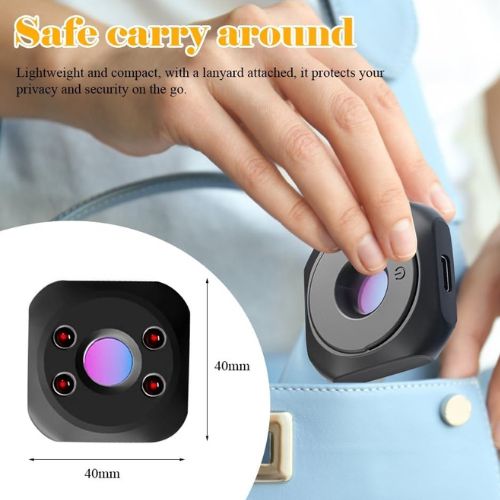 Wireless Hidden Camera Detector – Portable Anti‑Spy Bug Sweeper for Privacy Protection