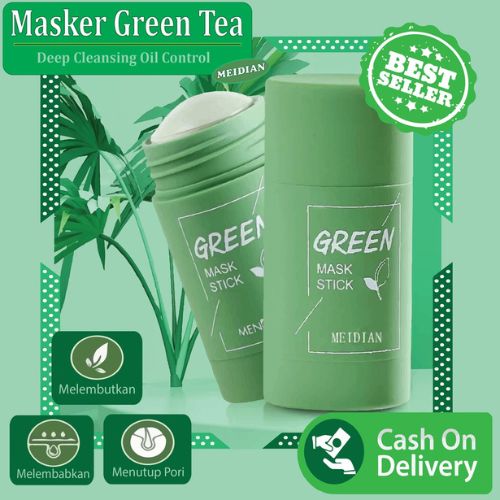 Green Mask Stick for Face, Blackhead Remover