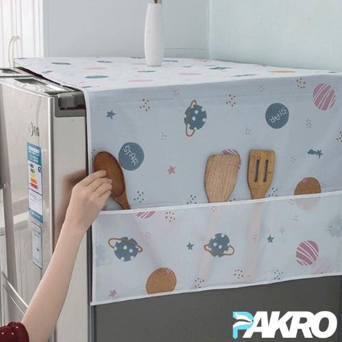 Anti-dust Waterproof Oil-proof Fridge Cover | Protective Refrigerator Top Cover