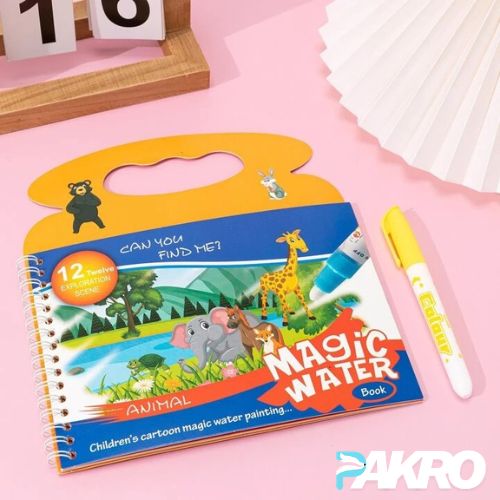 Creative Portable Coloring Notebook For Children Water Magic Book