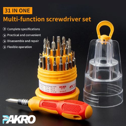 31 Pcs Screwdriver Set - Repairing Interchangeable Precise Screwdriver Tool Set