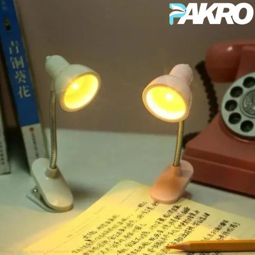 Mini Book Light with Clip – Portable LED Reading Lamp