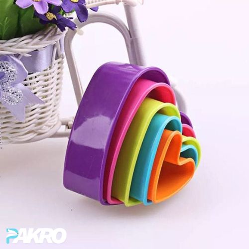 Heart Shaped Measuring Cups | 4-Piece Set for Baking & Cooking