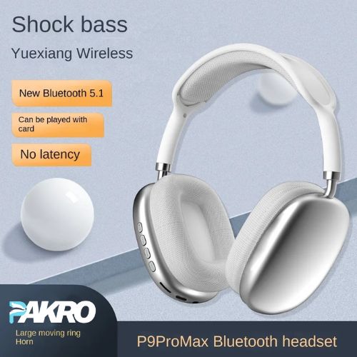 P9 Wireless Bluetooth Headphones | Premium Over-Ear Headset for Music, Gaming, Travel