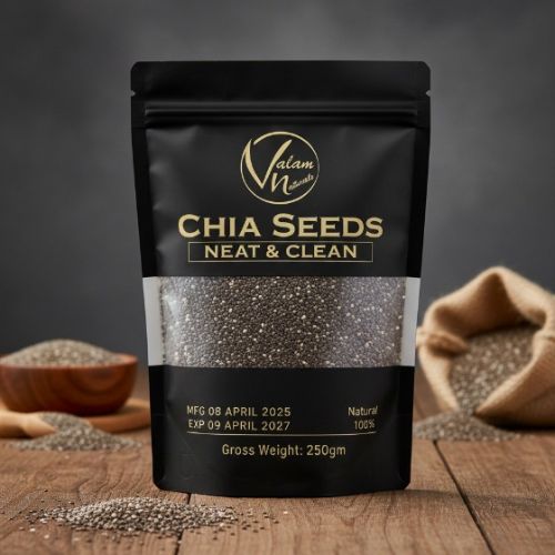 Valam Naturals Chia Seeds – 100% Pure, Clean & Nutrient-Rich Superfood