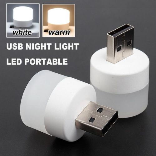 10 Pcs Portable Mini USB Light Bulbs with Type-C Charging Port