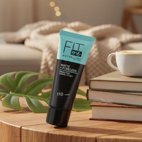 Maybelline Fit Me Matte + Poreless Liquid Foundation – Shade 110 Porcelain