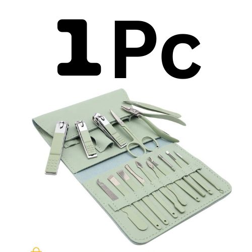 16 Pcs Premium Stainless Steel Nail Care Set |  Beauty Essentials Set | Gift Item