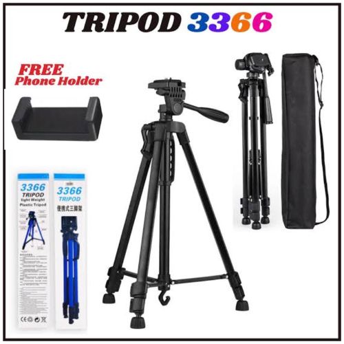 3366 Multi-Functional Professional Lightweight Portable Tripod Stand