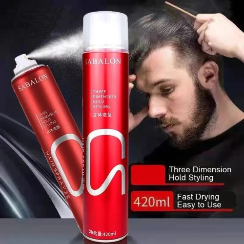 Sabalon Hair Styling Spray Long Lasting Men and Women Shine Spray 420ml