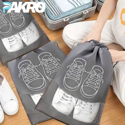 Shoe Storage Bag - Closet Organizer Non-Woven Travel Bag