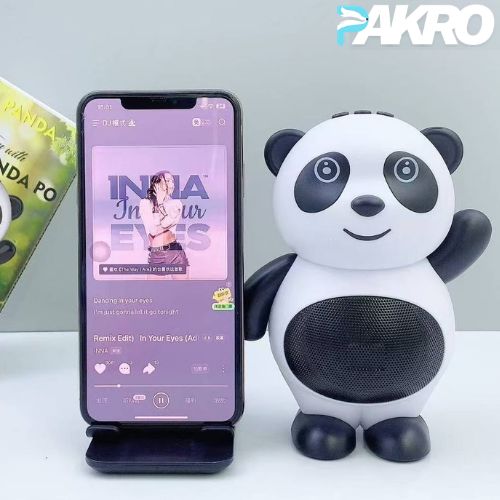Cartoon Panda Design Portable Wireless High-Power RGB Speaker
