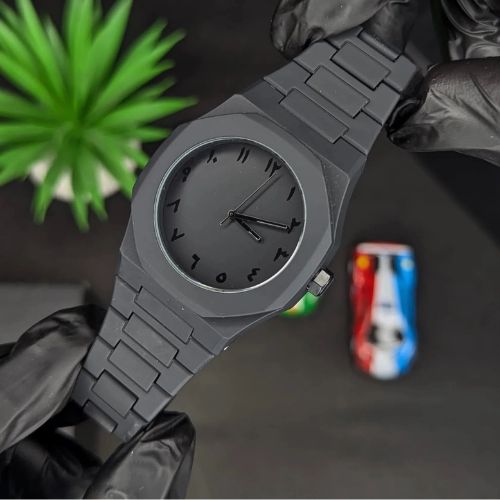 Black Aura Couple Watch - Stylish Fashion Accessories for Men and Women