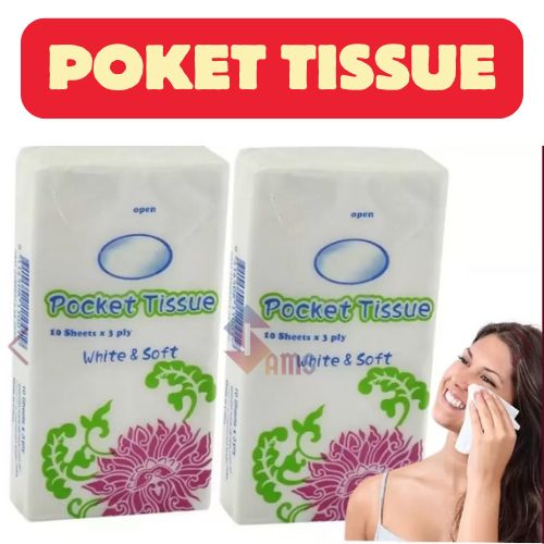 10 Packs Portable Pocket Travel Tissues – Soft & Skin-Friendly for Daily Use