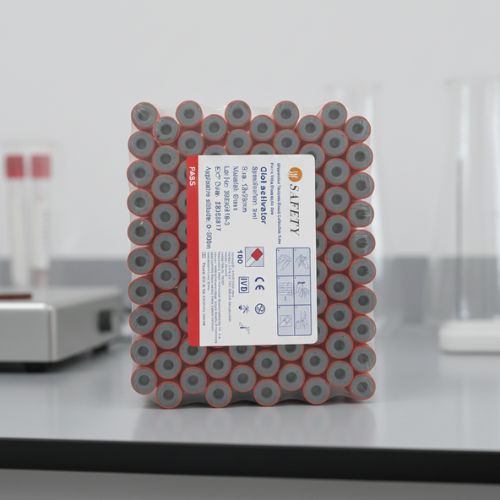SAFETY Clot Activator Vacuum Blood Collection Tubes - Pack of 100