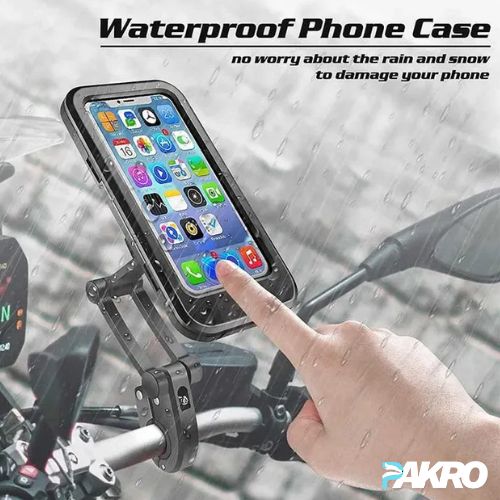 Bike Phone Holder Universal 360° Adjustable Rain Proof Motorcycle Phone Holder