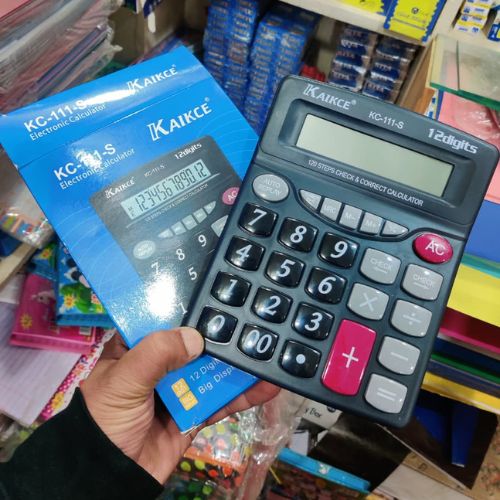 Electronic Calculator Durable Quality Easy to Use Clear Display Utility Design
