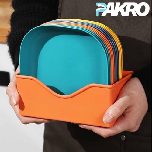 10Pcs Multi-function Spit Bone Plate Set - Dining Table Plates