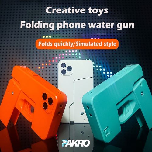 Creative Folding iPhone Toy Water Gun – Manual Shooting - Long Range