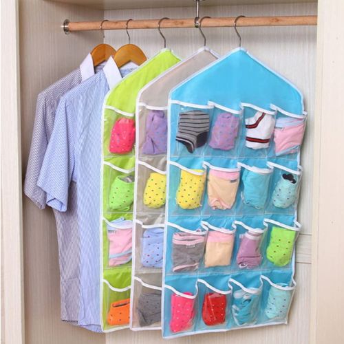 16 Pockets Universal Cupboard Hanging Storage Organizer