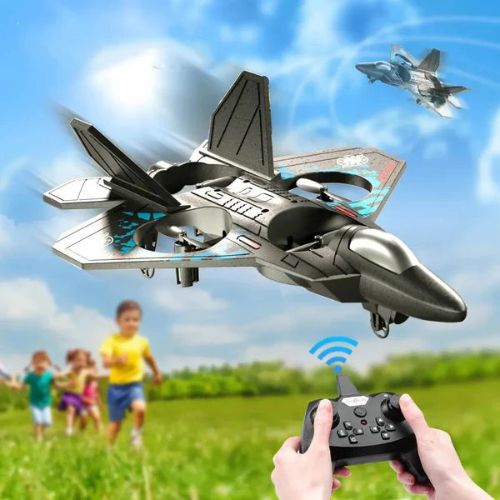 Premium RC Fighter Jet Plane – 2.4G Remote Control Airplane Toy with Lights