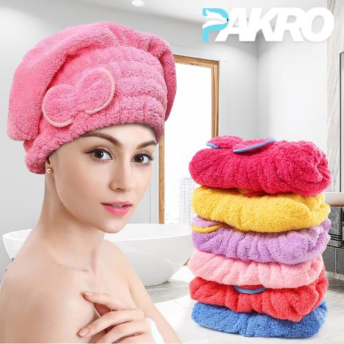Ultra Absorbent Microfiber Hair Drying Towel For Women