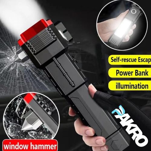 7 in 1 High-Power LED Torch Light Rechargeable Flashlight