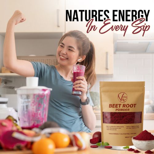 Natural Beetroot Powder 100g | For Glowing Skin, Healthy Hair & Daily Nutrition