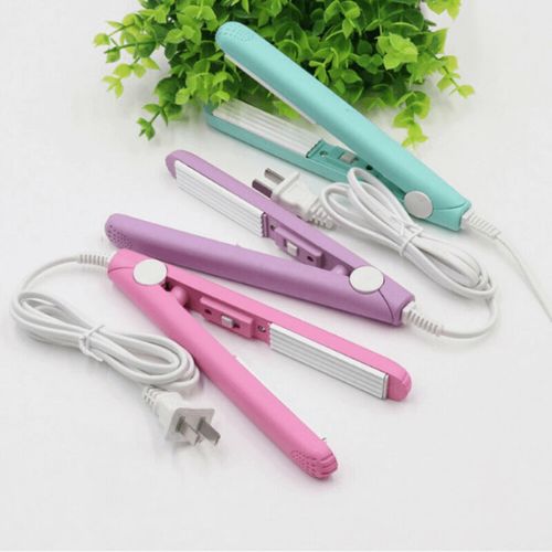 Mini Hair Straightener Student Crystal Flat Iron Bangs Straight Hair Curler Fashion