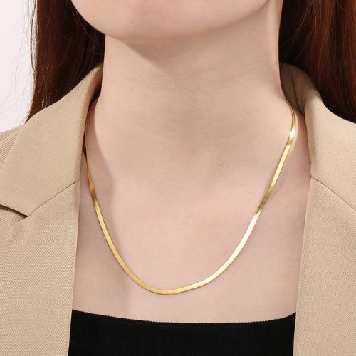 AWT-179 Thin Snake Chain- Golden & Silver