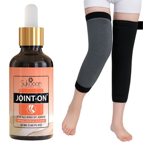Ultimate Joint & Knee Pain Relief Combo – Oil + Warmers (Pair)