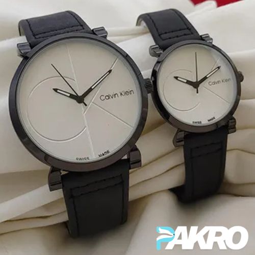 Premium Quality Set of 2 Watches for Couples With Box