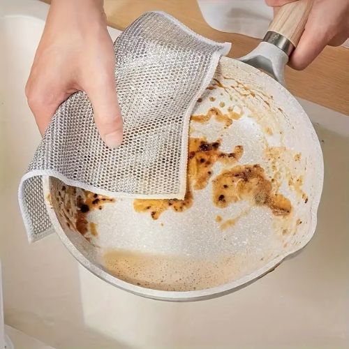 Kitchen Steel Mesh Wire Dish Washer Cleaning Cloth