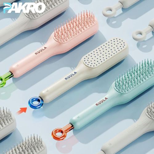 Foldable Hair Tooth Comb Portable Travel Soft Brush