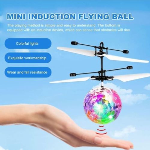 Hand Control Flying Ball with Motion Sensors, 3D Lights