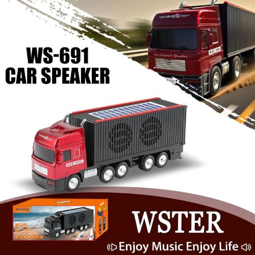 WS-691 Solar Cool Truck Bluetooth Replica Speaker