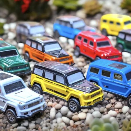 G-Class SUV Metal Toy Cars | Multicolor (Pack of 12)