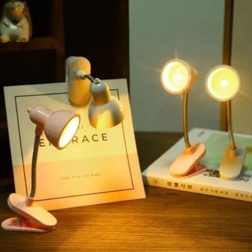 Mini Book Light with Clip – Portable LED Reading Lamp, Travel Bedroom Night Light