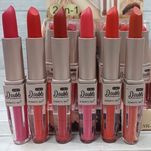2-in-1 Waterproof Lipstick & LipGloss for Women | Creamy & Matte Finish