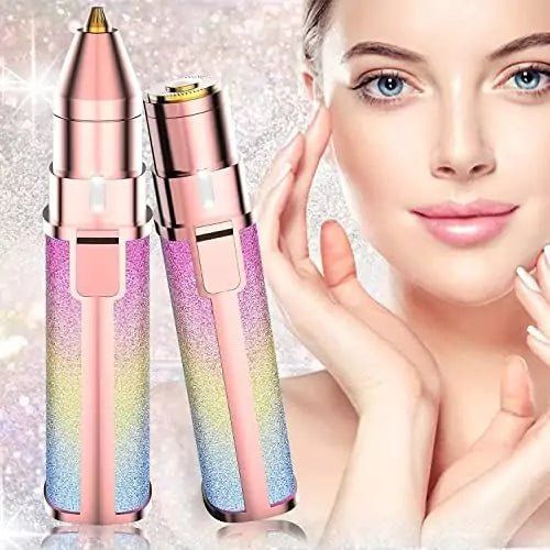 2 In 1 Electric Eyebrow Trimmer And Shaver | Flawless Hair Remover For Women