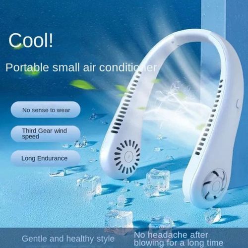 360° Cooling Portable Rechargeable USB Neck Fan