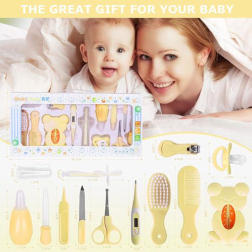 Pack of 13 Baby Grooming Kit - Baby Care Items - Baby Care Essentials Set