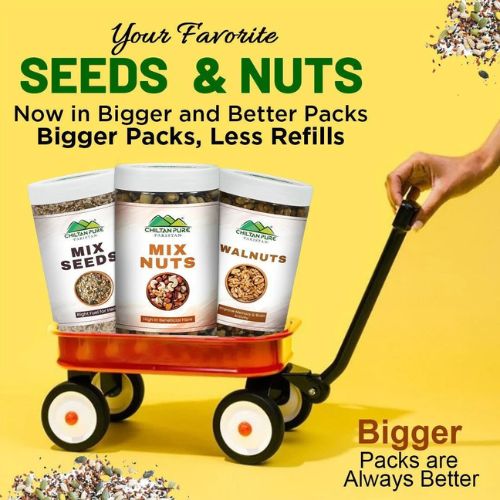 Mix Seeds – Healthy Blend of Pumpkin, Flax, Sunflower, Sesame & Chia Seeds